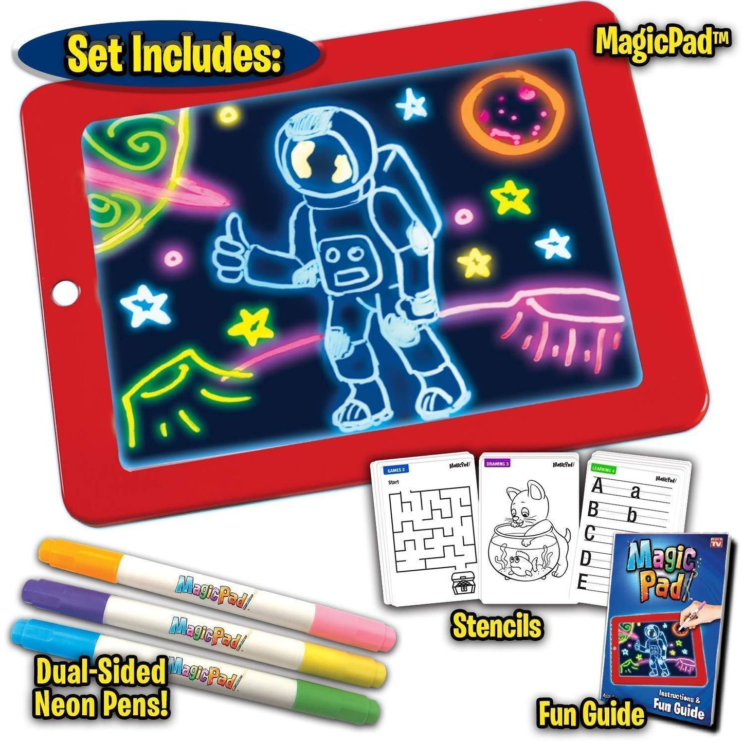 Magic Sketch Drawing Pad | Light Up LED Glow Board