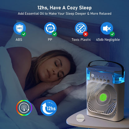 USB Air Cooler Fan | Portable Electric Fan
